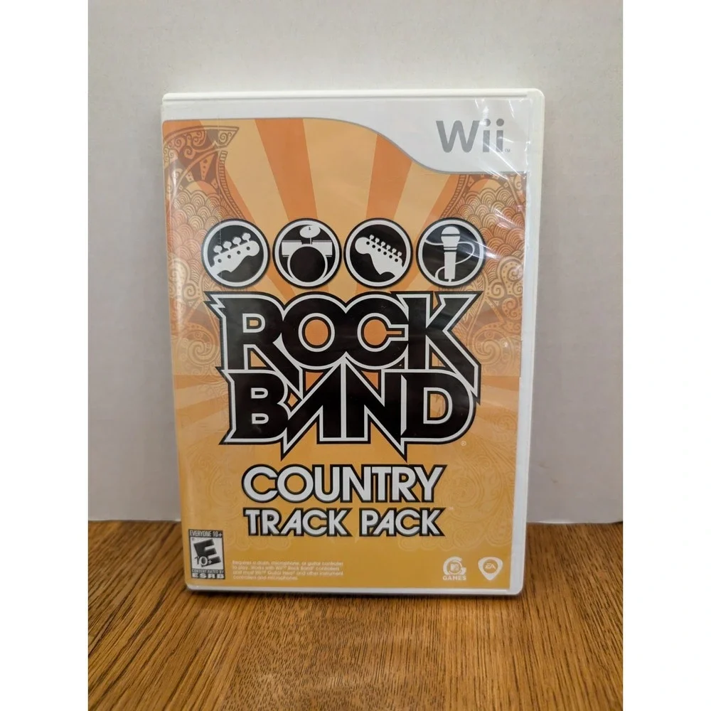 Wii 4 Pack/Rock Band Games/Country Track Pack/Lego/Rock Band 2/Beatles/UNTESTED‎